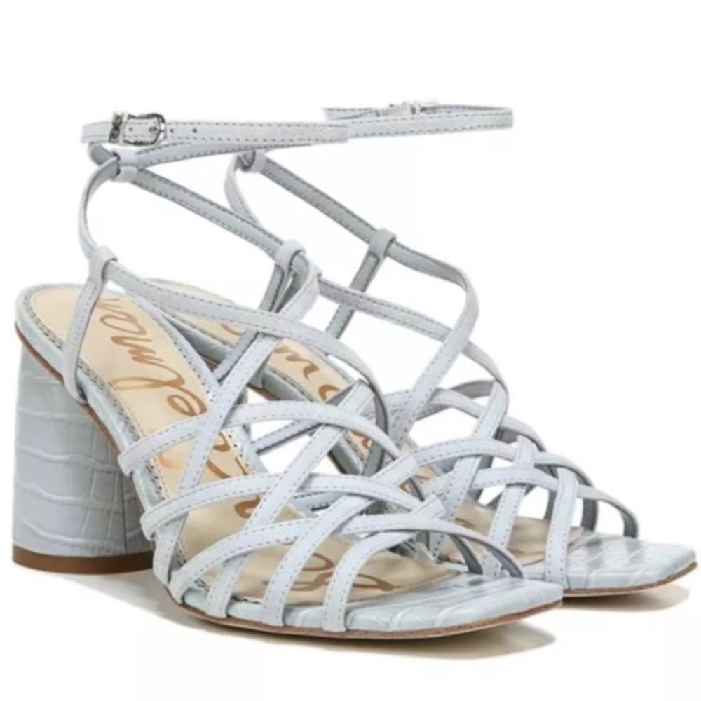 Sam Edelman Daffodil Heel Sandal Cloud Blue x9.5